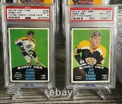 1970 OPC O-Pee-Chee 143 Card PSA Graded Partial Set (All PSA 8 and Higher)