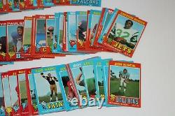 1971 Topps football partial set lot (170) cards, all different. BEAUTIFUL COND