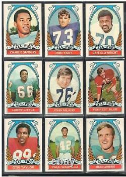 1972 TOPPS Football Series 3 High Numbers 264-287 VERY RARE ALL PRO SET 24 cards