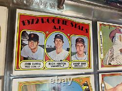 1972 Topps Complete Set mid high grade baseball cards all shown on video