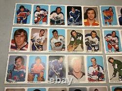 1973-74 Quaker Oats WHA hockey card set of 50 / 10 panels of 5 cards