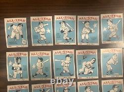 1974 Laughlin Baseball All Star Games Complete Card Set of 40 RARE