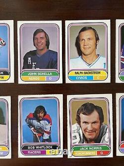 1975-76 OPC WHA PART SET 81/132 w ALL STARS & RC! 61%+ OF THE SET