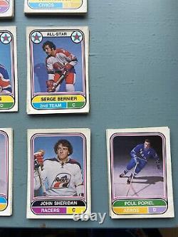 1975-76 OPC WHA PART SET 81/132 w ALL STARS & RC! 61%+ OF THE SET