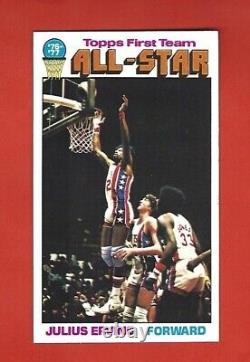 1976-77 Topps Set Break Julius Erving All Star #127 NM-MT or BETTER