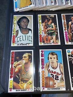 1976 Topps Basketball Near Set (138of144) Kareem-Dr. J-Maravich-Walton+more sharp