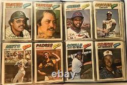 1977 TOPPS Cloth Stickers Baseball Set, Complete 55 cards + ALL 18 Checklists