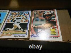 1978 Topps Baseball Complete Set 1-726 Ex-Nrmt