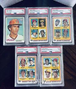 1978 Topps Baseball Psa Complete Your Registry Set Card Lot Of 13 All Psa 7 Nm