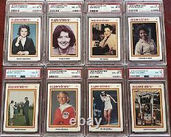 1979 Super Sisters Cards Complete Set (1-72) with 24 PSA Graded ALL 8s and 9s