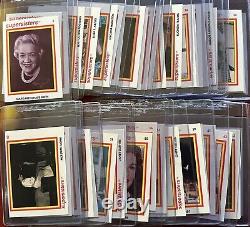 1979 Super Sisters Cards Complete Set (1-72) with 24 PSA Graded ALL 8s and 9s