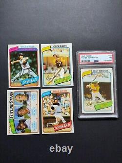 1980 Topps baseball complete set. R. Henderson PSA 7. All card NMT-MT+
