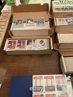 1981-88 Fleer Baseball Cards Complete Sets Cal Ripken Rc, Boggs Gwynn Etc Nm