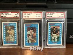 1982 Kellogg's Baseball Complete Set all PSA Graded 9 / 10 Set Registry 64 cards