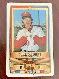 1982 Perma-graphics All-star Credit Card Complete Set (18) Schmidt Henderson