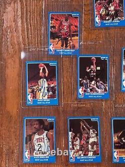 1983-84 1983 Star All Star Game COMPLETE SET with 16 signed cards! SUPER RARE