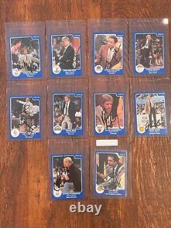 1984-85 Star Coaches 10/10 COMPLETE SET ALL SIGNED cards! SUPER RARE