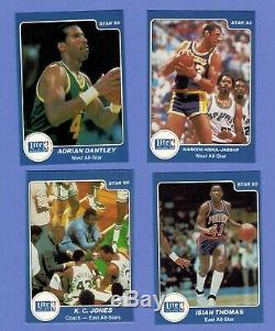 1984-85 Star Company LITE BEER ALL STAR Set Michael Jordan Rookie BGS 7.5 N-MT+