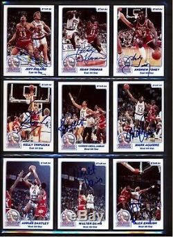1984 Star NBA All-Star Game Autograph Signed Set (25)