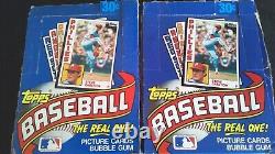 1984 Topps Baseball Complete Set-All cards fresh from pack into sleeves 6 Graded