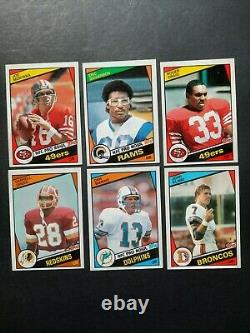 1984 Topps Football complete set. NMT-MNT condition or better for all cards