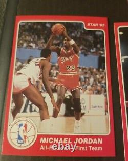 1985 Star All-Rookie First Team Complete Set 1-11 Jordan
