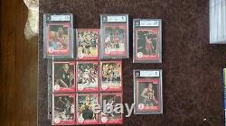 1985 Star Basketball All-Rookie 11-Card Set Michael Jordan XRC 6 Beckett