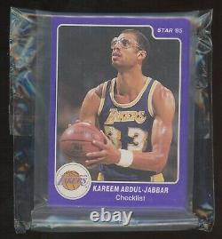 1985 Star Basketball Kareem Abdul-Jabbar 18-Card Sealed Unopened Lakers Team Set