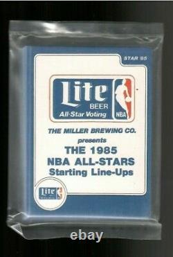 1985 Star Company Lite Beer 13-card Basketball All Star Set Michael Jordan