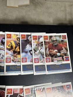 1986 McDonalds All-Star Team Set 30 (Payton, Marino, Montana, Taylor, McMahon)