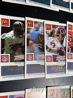 1986 McDonalds All-Star Team Set 30 (Payton, Marino, Montana, Taylor, McMahon)