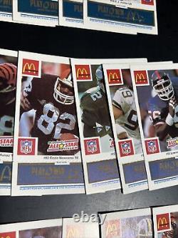 1986 McDonalds All-Star Team Set 30 (Payton, Marino, Montana, Taylor, McMahon)