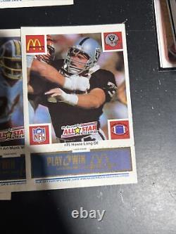 1986 McDonalds All-Star Team Set 30 (Payton, Marino, Montana, Taylor, McMahon)