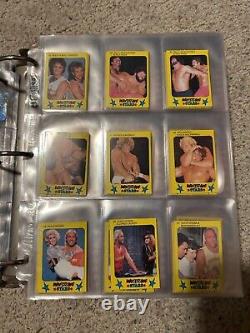 1986 Monty Gum Wrestling All Stars COMPLETE SET (100) Hogan Flair Savage High Gr