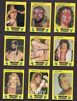 1986 Monty Gum Wrestling All Stars COMPLETE SET (100) Hogan Flair Savage High Gr