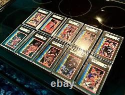 1987-88 FLEER STICKER SET? ALL NM+ Graded SGC. MICHAEL JORDAN 2nd Year? Rare