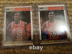 1987 Fleer Basketball Set With Stickers 1-11, full set all stickers, 2 Jordan