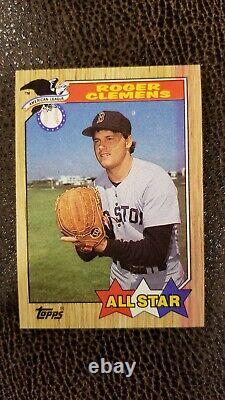 1987 Topps Baseball Roger Clemens All Star Multiple Error Very Rare 614