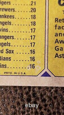 1987 Topps Baseball Roger Clemens All Star Multiple Error Very Rare 614