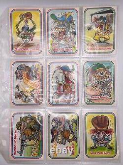 1988 Awesome All Stars Complete Set Baseball Cards Stickers MINT LEAF 99/99