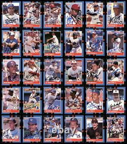 1988 Donruss Baseball Autographed Cards 303 CT Lot Starter Set All Diff 189794
