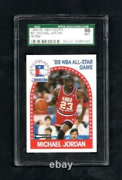 1989 NBA Hoops MICHAEL JORDAN All Star #21 Graded SGC MINT 9