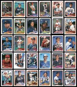 1989 Topps Baseball Autographed Cards 321 Count Lot Starter Set All Diff 189786