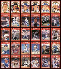 1990 Donruss Baseball Autographed Cards 219 CT Lot Starter Set All Diff 189795