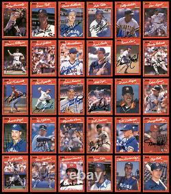 1990 Donruss Baseball Autographed Cards 219 CT Lot Starter Set All Diff 189795
