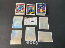 1990 Marvel Impel SERIES I Complete Master Card Set of 162 with all 5 HOLOGRAMS