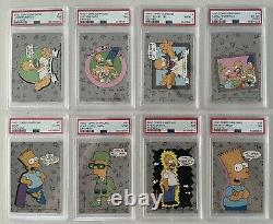 1990 Topps Simpsons Stickers Complete Set (All 22 Cards PSA Graded)