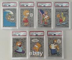 1990 Topps Simpsons Stickers Complete Set (All 22 Cards PSA Graded)