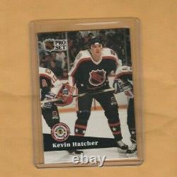 1991-92 Pro Set Error Card #316 Kevin Hatcher All-star #108 Dave Gagner On Back