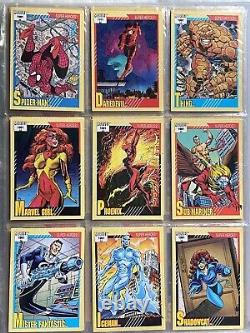 1991 IMPEL MARVEL UNIVERSEMINT100% AUTH COMPLETE SET All CARDS MINT COND